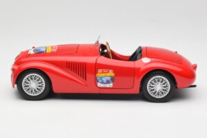 Ferrari 166 MM Barchetta Rouge Hot Wheels 1:18 B6054 Métal Moulé — image 4 sur 8