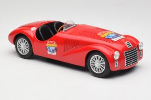 Ferrari 166 MM Barchetta Rouge Hot Wheels 1:18 B6054 Métal Moulé — image 6 sur 8