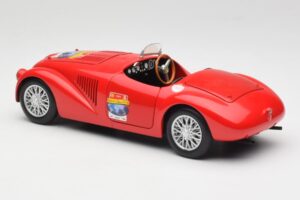 Ferrari 166 MM Barchetta Rouge Hot Wheels 1:18 B6054 Métal Moulé — image 7 sur 8