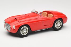 Ferrari 166 MM Barchetta Rouge Hot Wheels 1:18 B6054-1 Métal Moulé