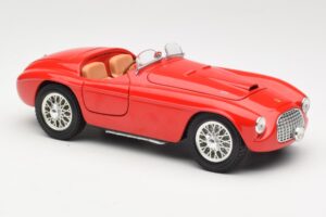Ferrari 166 MM Barchetta Rouge Hot Wheels 1:18 B6054-1 Métal Moulé — image 6 sur 8