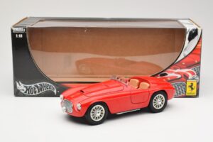 Ferrari 166 MM Barchetta Rouge Hot Wheels 1:18 B6054-1 Métal Moulé — image 8 sur 8