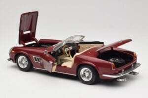 Ferrari 250 GT California Spider LWB Rouge Bordeaux Hot Wheels 1:18 25727 Métal Moulé — image 5 sur 8