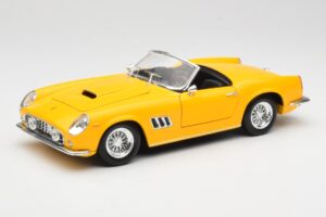 Ferrari 250 GT California Spider Jaune Hot Wheels 1:18 23905 Métal Moulé