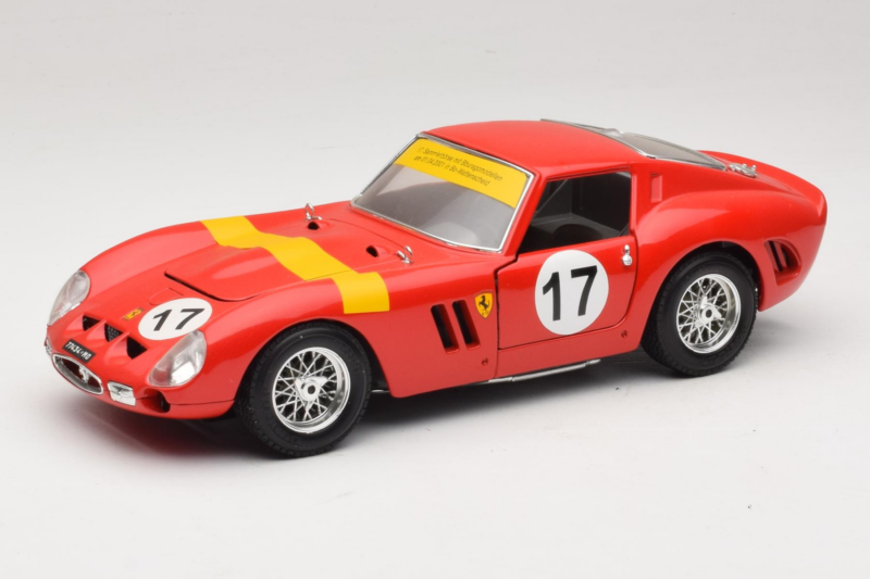 Ferrari 250 GTO #17 Bburago Sammlerborse Rouge Bburago 1:18 3007-P1 Métal Moulé