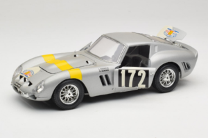 Ferrari 250 GTO #172 L. Bianchi / G. Berger Tour de France 1962 Argent Édition Limitée Bburago 1:18 3011-S1 Métal Moulé — image 2 sur 8