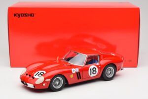 Ferrari 250 GTO #18 P. Rodriguez Daytona Continental 3 Hours Winner 1963 Kyosho 1:18 08438F Métal Moulé — image 8 sur 8