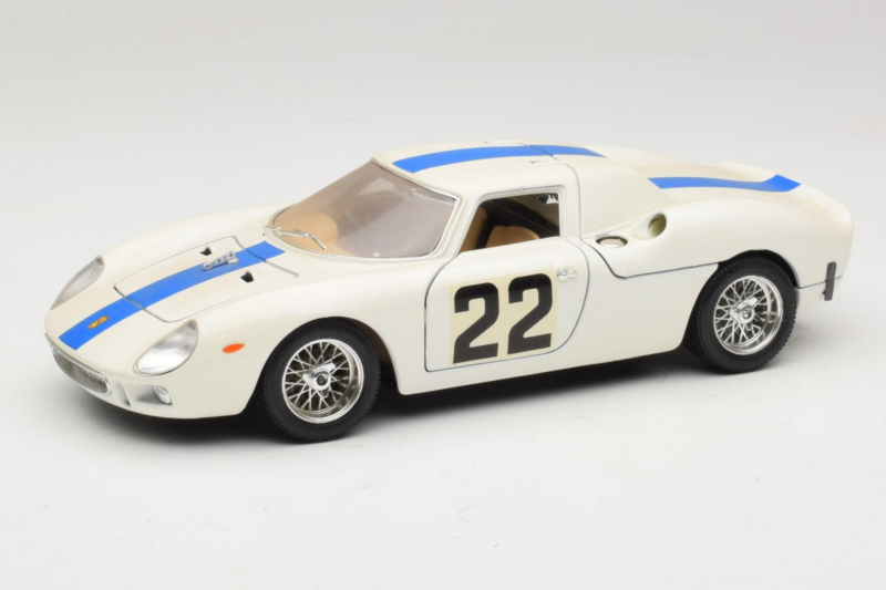 Ferrari 250 LM #22 Blanc 1965 Bburago 1:18 3333-W1 Métal Moulé