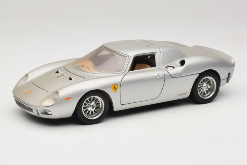 Ferrari 250 LM Argent Bburago 1:18 3033-S1 Métal Moulé