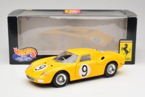 Ferrari 250 LM #21 M. Gregory / J. Rindt NART 24 Hours of Le Mans Winner 1965 Hot Wheels 1:18 25729 Métal Moulé — image 8 sur 8
