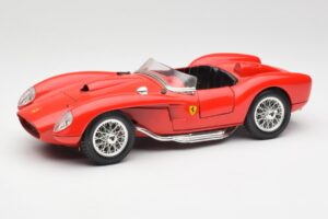 Ferrari 250 Testa Rossa Rouge Bburago 1:18 3007 Métal Moulé