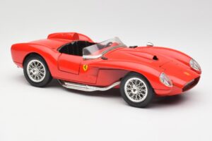 Ferrari 250 Testa Rossa Rouge Bburago 1:18 3007 Métal Moulé — image 6 sur 8