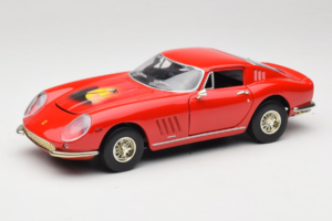Ferrari 275 GTB/4 Rouge Avec Palmier sur le Capot ERTL 1:18 7483-P1 Métal Moulé