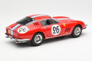 Ferrari 275 GTB Competizione #26 G. Biscaldi / A. de Bourbon Team Hugus 24 Hours of Le Mans 1966 CMC 1:18 M-199 Métal Moulé — image 2 sur 6