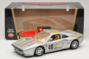 Ferrari 288 GTO #40 Argent 1984 Bburago 1:18 3027-S1 Métal Moulé — image 8 sur 8