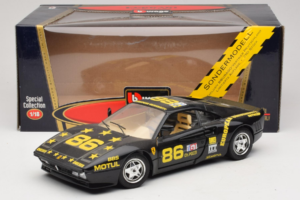Ferrari 288 GTO #86 Noir Édition Limitée 1984 Bburago 1:18 3027-B1 Métal Moulé — image 8 sur 8