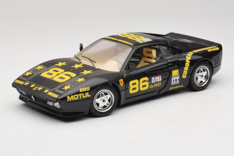 Ferrari 288 GTO #86 Noir Édition Limitée 1984 Bburago 1:18 3027-B1 Métal Moulé