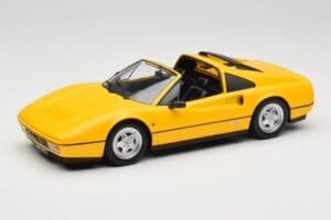 Ferrari 328 GTS Jaune KK-Scale 1:18 KKDC180552 Métal Moulé