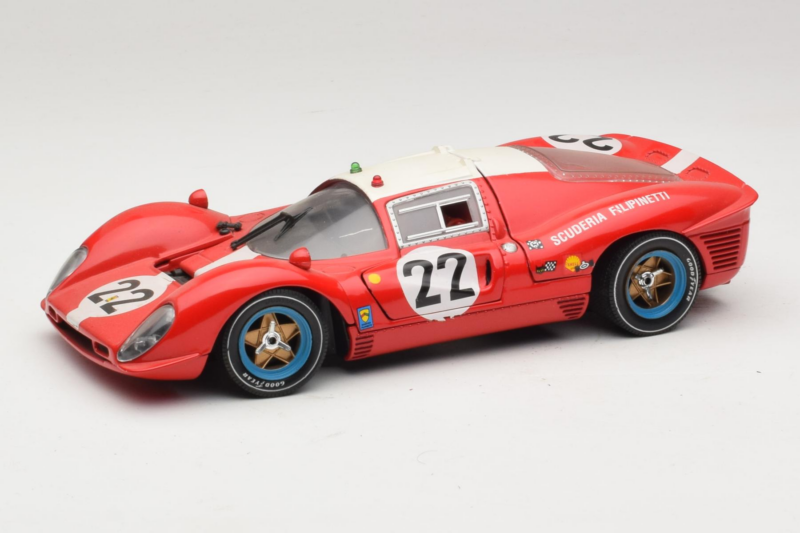 Ferrari 330 P4 #22 Scuderia Filipinetti Poor Condition 1967 Revell 1:18 48825-P1 Métal Moulé