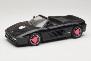 Ferrari 348 Spider Noir Mira 1:18 6181 Métal Moulé