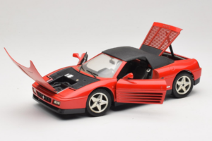 Ferrari 348 Spider Rouge Mira 1:18 6180 Métal Moulé — image 2 sur 8