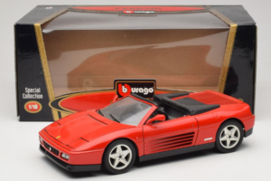 Ferrari 348 TB Rouge Bburago 1:18 3039-P4 Métal Moulé — image 8 sur 8