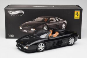 Ferrari 348 TS Noir Hot Wheels 1:18 X5481 Métal Moulé — image 8 sur 8