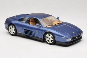 Ferrari 348tb Bleu Foncé Métallisé Bburago 1:18 3039-B1 Métal Moulé — image 6 sur 8