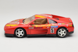 Ferrari 348 TB #5 Monroe Rouge 1989 Bburago 1:18 3039-M1 Métal Moulé — image 4 sur 8