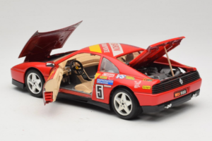 Ferrari 348 TB #5 Monroe Rouge 1989 Bburago 1:18 3039-M1 Métal Moulé — image 5 sur 8