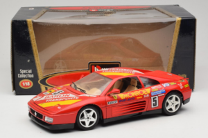Ferrari 348 TB #5 Monroe Rouge 1989 Bburago 1:18 3039-M1 Métal Moulé — image 8 sur 8