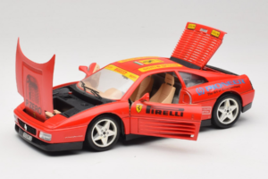 Ferrari 348tb Pirelli Rouge Bburago 1:18 3039-P2 Métal Moulé — image 2 sur 8