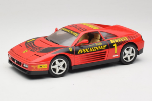 Ferrari 348 ts Evoluzione #1 Rouge Mira 1:18 6112 Métal Moulé