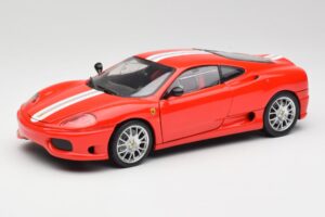 Ferrari 360 Challenge Stradale Rouge Hot Wheels 1:18 C0407 Métal Moulé