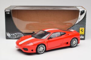 Ferrari 360 Challenge Stradale Rouge Hot Wheels 1:18 C0407 Métal Moulé — image 8 sur 8