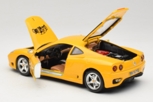 Ferrari 360 Modena 25 Jahre FMC Jaune Bburago 1:18 3358-Y1 Métal Moulé — image 5 sur 8