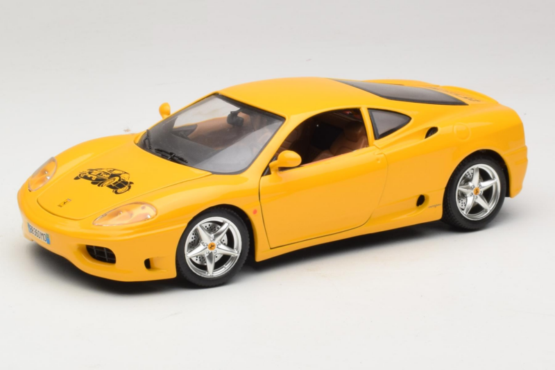 Ferrari 360 Modena 25 Jahre FMC Jaune Bburago 1:18 3358-Y1 Métal Moulé
