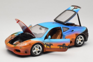 Ferrari 360 Modena Bracio Gotz Running Horses Livery Bburago 1:18 3358-B1 Métal Moulé — image 2 sur 8