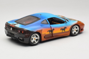 Ferrari 360 Modena Bracio Gotz Running Horses Livery Bburago 1:18 3358-B1 Métal Moulé — image 3 sur 8