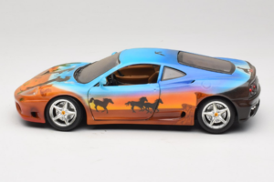 Ferrari 360 Modena Bracio Gotz Running Horses Livery Bburago 1:18 3358-B1 Métal Moulé — image 4 sur 8