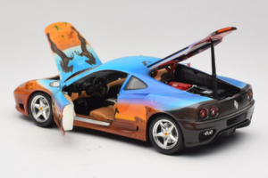 Ferrari 360 Modena Bracio Gotz Running Horses Livery Bburago 1:18 3358-B1 Métal Moulé — image 5 sur 8