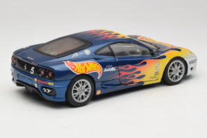 Ferrari 360 Modena Challenge #5 Hot Wheels Purple Fire Livery 1999 Bburago 1:18 29619 Métal Moulé — image 3 sur 8
