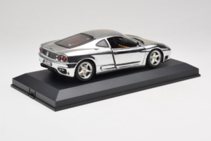 Ferrari 360 Modena Chrome Silver Edition Limitée Exclusive Cars 1:18 EC004 Métal Moulé — image 4 sur 9