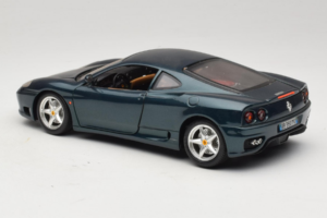 Ferrari 360 Modena Vert Foncé Métallique Bburago 1:18 3358-G2 Métal Moulé — image 6 sur 7