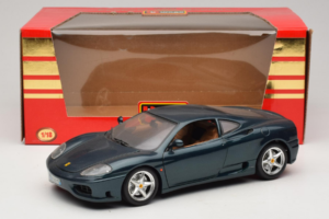 Ferrari 360 Modena Vert Foncé Métallique Bburago 1:18 3358-G2 Métal Moulé — image 7 sur 7