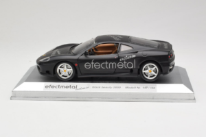 Ferrari 360 Modena Efecmetal Noir Mat Edition Limitée Exclusive Cars 1:18 EC003 Métal Moulé