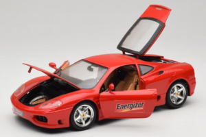 Ferrari 360 Modena Energizer Rouge Bburago 1:18 3358-P3 Métal Moulé — image 2 sur 8