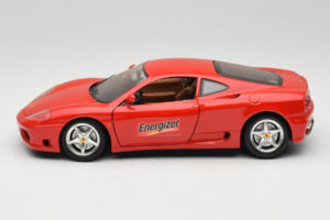 Ferrari 360 Modena Energizer Rouge Bburago 1:18 3358-P3 Métal Moulé — image 4 sur 8