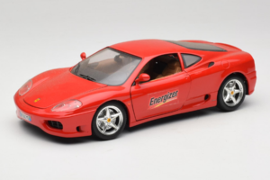 Ferrari 360 Modena Energizer Rouge Bburago 1:18 3358-P3 Métal Moulé