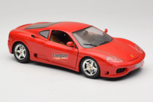Ferrari 360 Modena Energizer Rouge Bburago 1:18 3358-P3 Métal Moulé — image 6 sur 8